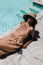 Load image into Gallery viewer, RED HALTER DRESS