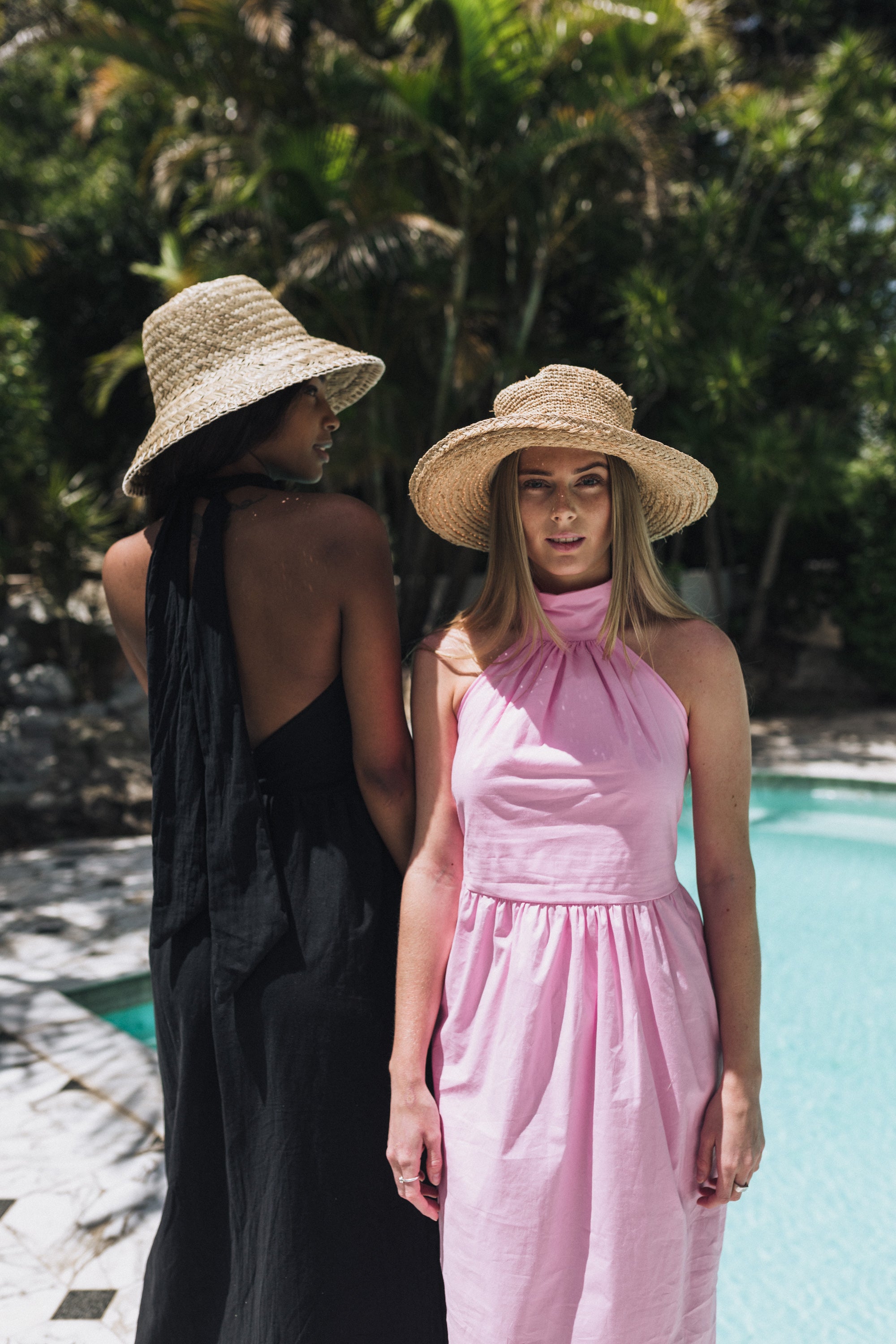 HALTER DRESS PINK Ammara Designs