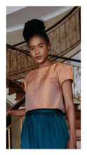 Load image into Gallery viewer, ASH TOP RAW SILK